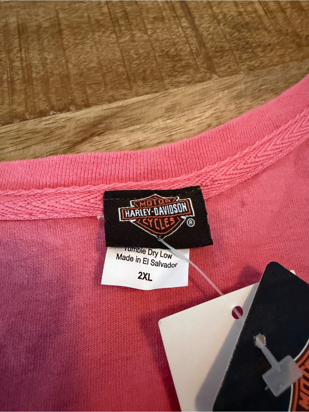 NWT Harley-Davidson Circuit LDS Dye V-Neck Shirt - Picture 3 of 4